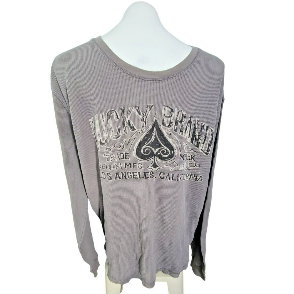 Lucky‎ Brand Vintage Inspired Long Sleeve Shirt Size XXL